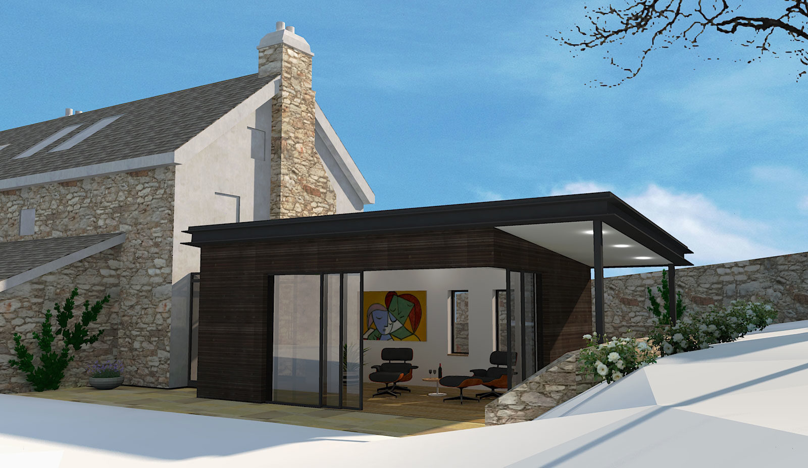 Leigh House granted planning consent by Dartmoor National Park – Rud Sawers Architects, Devon