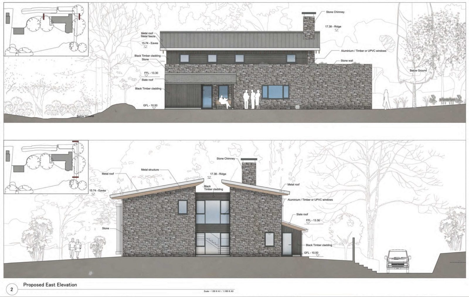 Burl in Belstone submitted for planning approval – Rud Sawers Architects, Devon
