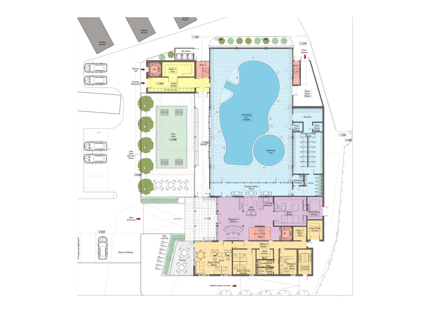 Dawlish Sands Leisure Building submitted for Planning – Rud Sawers Architects, Devon