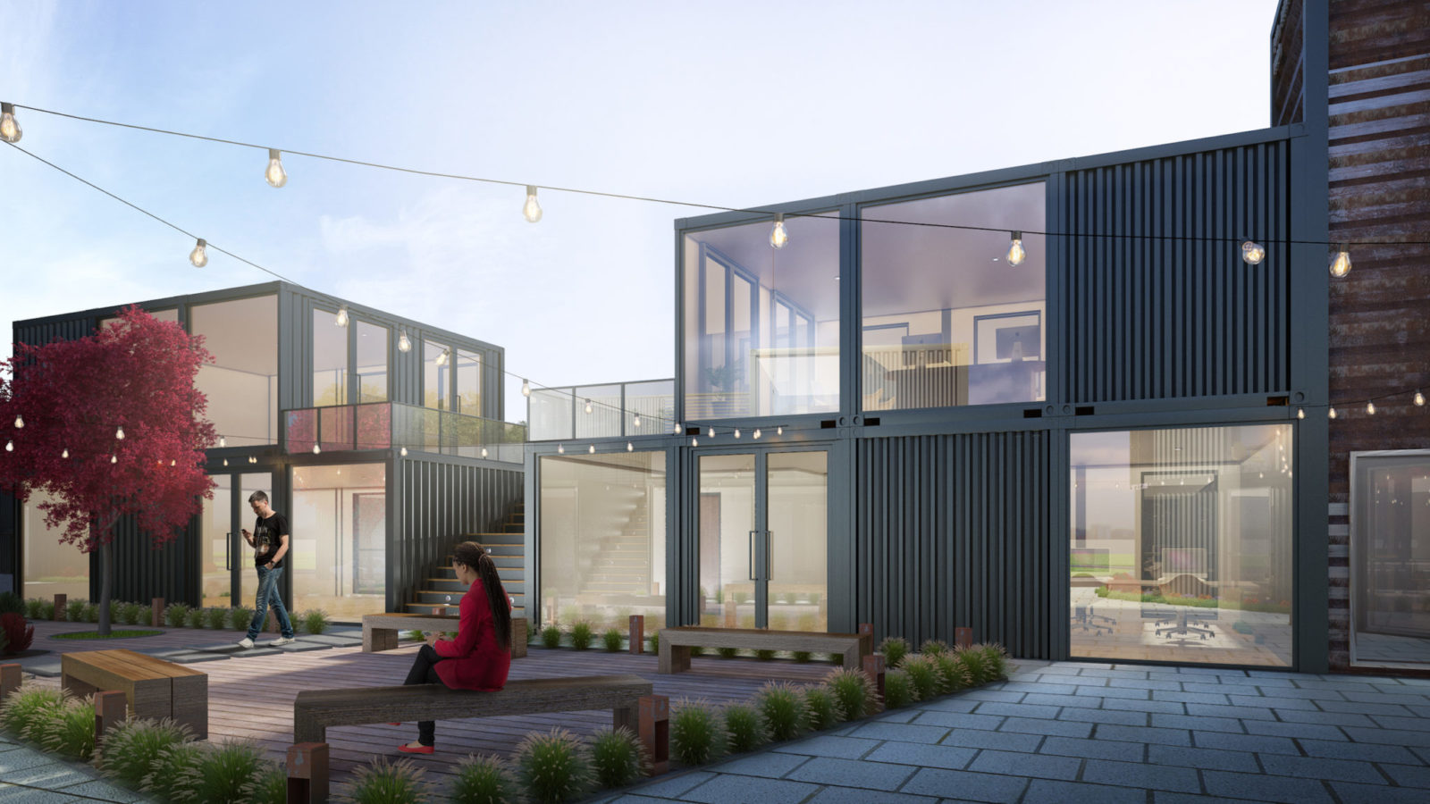 Puddavine Yard Commercial development submitted for Planning – Rud Sawers Architects, Devon